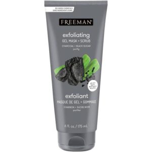 ماسک و اسکراب زغال و شکر سیاه فریمن FREEMAN CHARCOAL MASK(175میل)