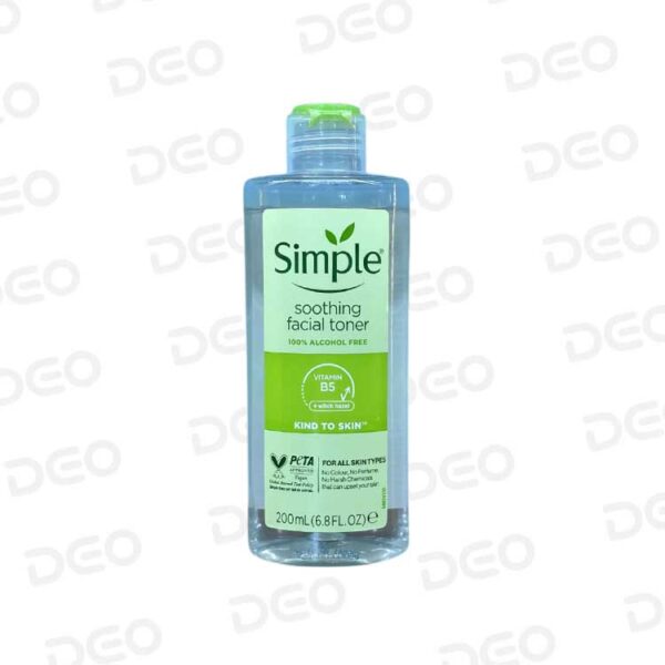 تونر سیمپل مدل soothing facial toner