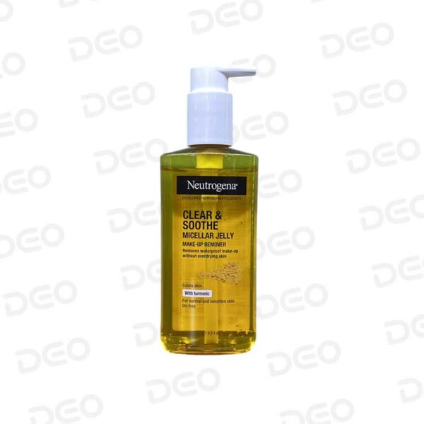 ژل میسلار نوتروژینا پاک کننده صورت حاوی عصاره زردچوبه