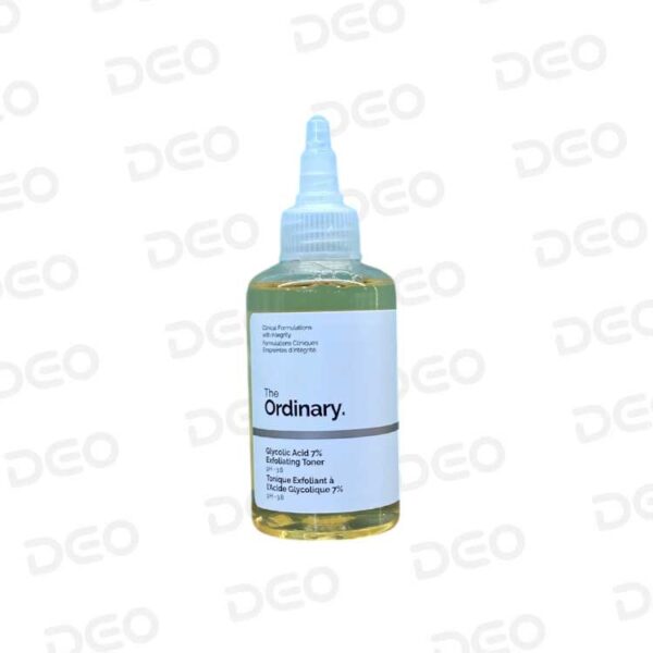 تونر گلایکولیک اسید 7% اوردینری اکسفولیتینگ لایه بردار و روشن کننده پوست 100 میل