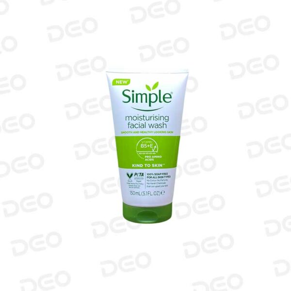 ژل شستشو و مرطوب کننده سیمپل Simple مدل Moisturising